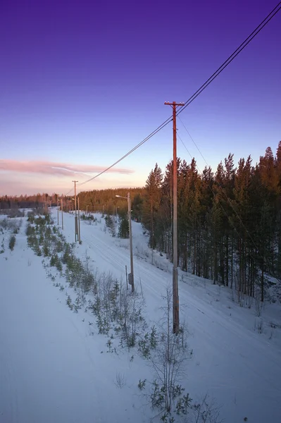 Finland winter SOTKAMO — Stock Photo, Image