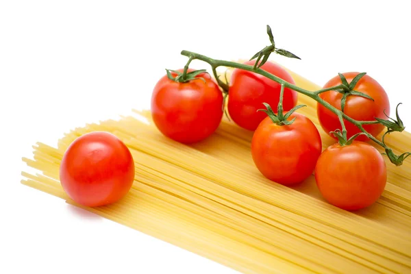スパゲッティとトマト — ストック写真