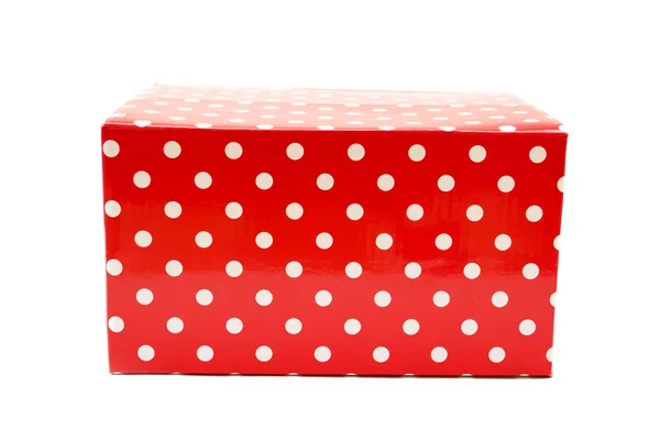 stock image Red box on white background