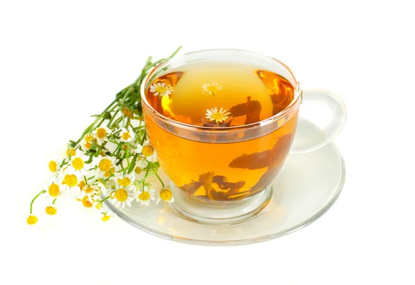 Čaj s heřmánkem — Stock fotografie