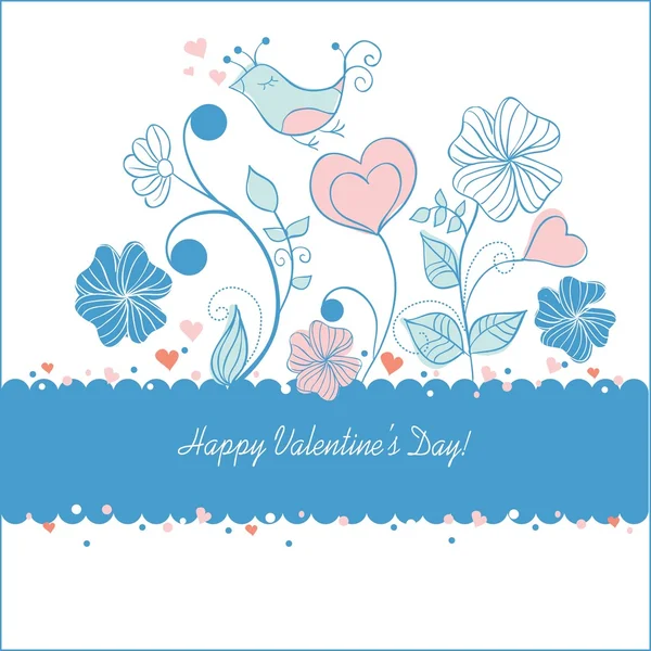 Valentine day card Stock Illustration