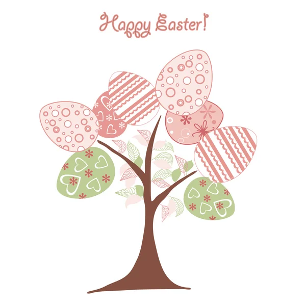 Easter background tree Royalty Free Stock Illustrations