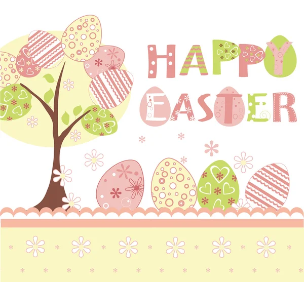 Easter background set Vector Graphics