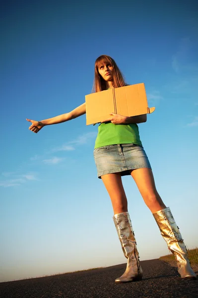 stock image Cool hitch hiking