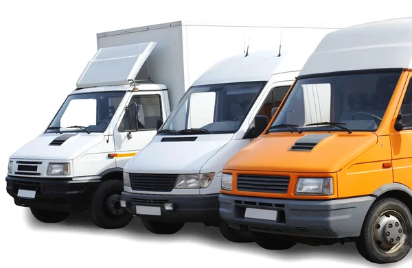 Three vans — Stock Photo, Image