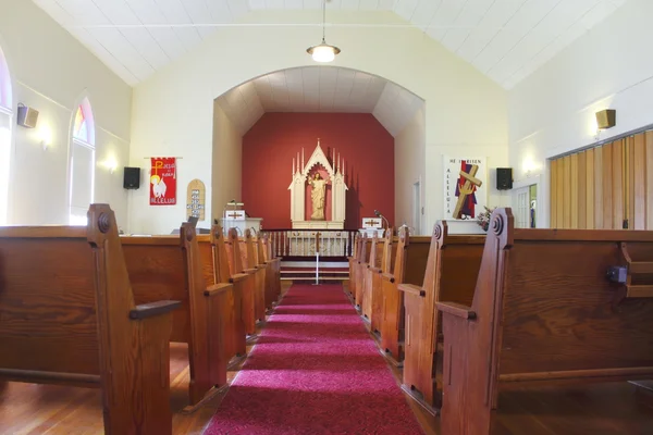 Una storica chiesa rurale cristiana — Foto Stock
