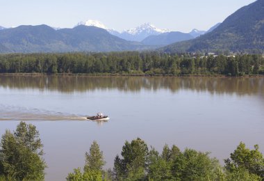 Scenic Fraser River clipart