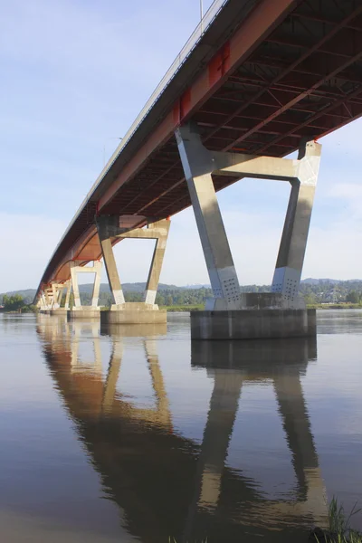 Uppdrag bron över fraser river — Stockfoto