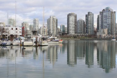 Vancouver, a coastal city clipart