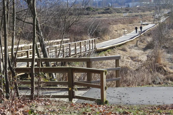 The Discovery Trail Boardwalk — Stock Photo, Image