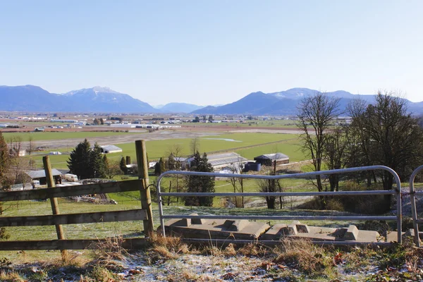 Rural Farmland in the Fraser Valley Stock Picture