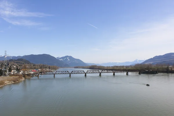 The Fraser River in British Columbia — Stock Photo, Image