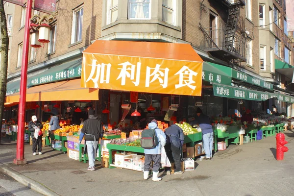 stock image Vancouvers Chinatown