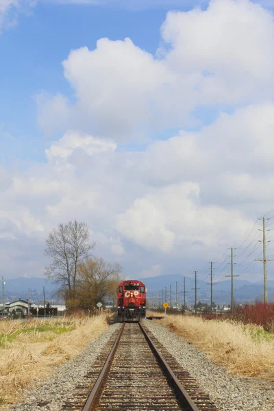 캐나다 태평양 철도 접근 — 스톡 사진