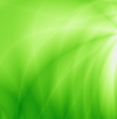 Green nature abstract design clipart