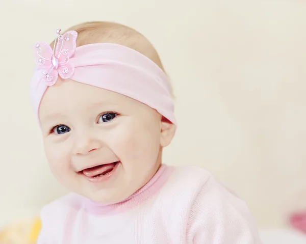 웃는 아기 소녀 — 스톡 사진