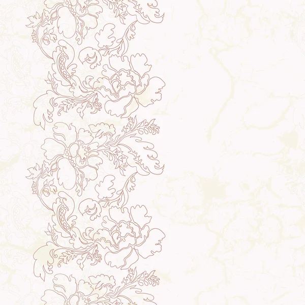 Безшовний квітковий вінтажний візерунок — стоковий вектор
