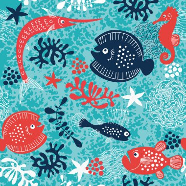 Sea background clipart