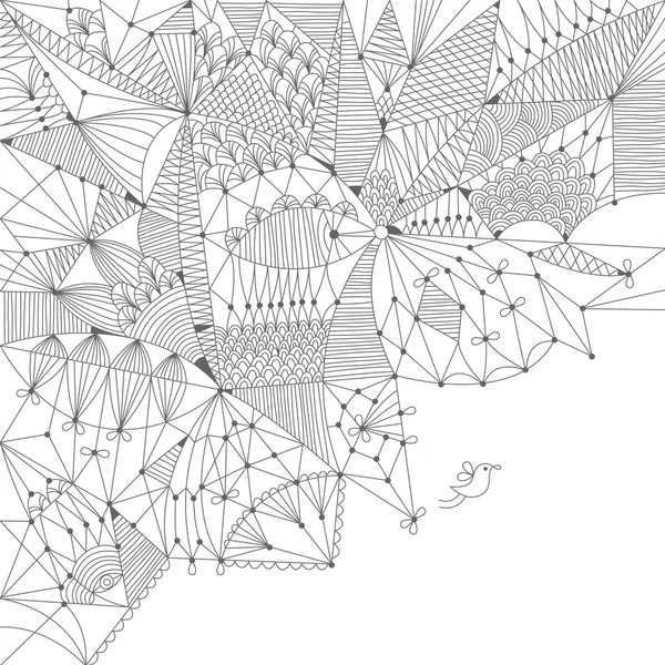 Contexte ornemental abstrait — Image vectorielle