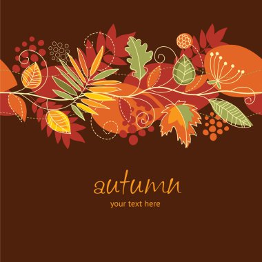 Autumn background clipart