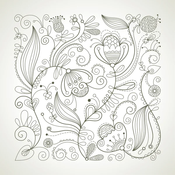 Fond floral élégant — Image vectorielle