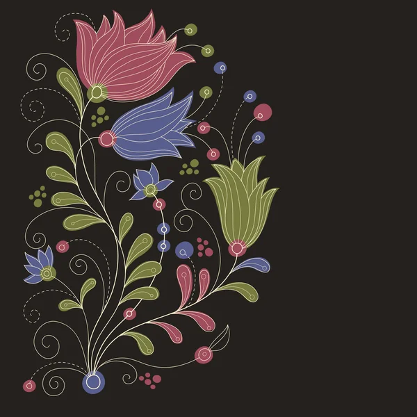 花のベクターイラスト — ストックベクタ