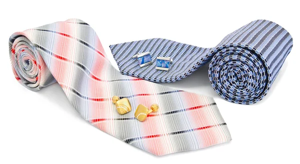 Мужской синий галстук — стоковое фото