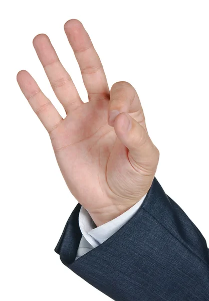 Gesturing hand OK — Stock Photo, Image