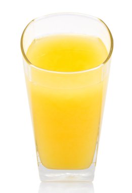 portakal suyu ve portakal dilimleri