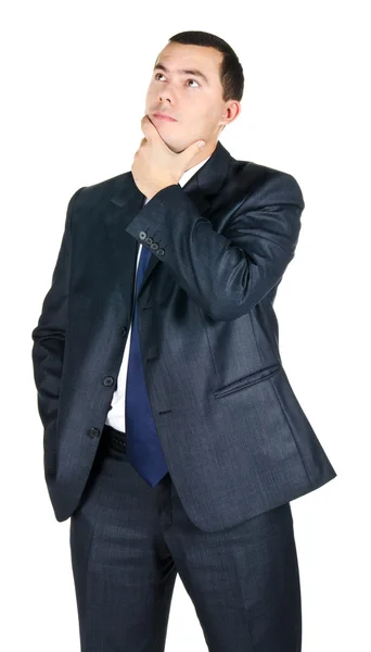 Portrait of the thinking businessman — Stock Photo, Image