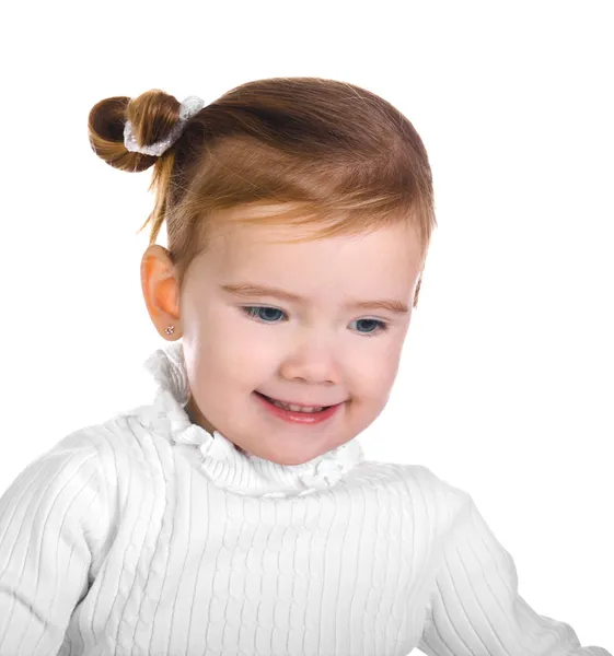 Retrato de menina feliz — Fotografia de Stock