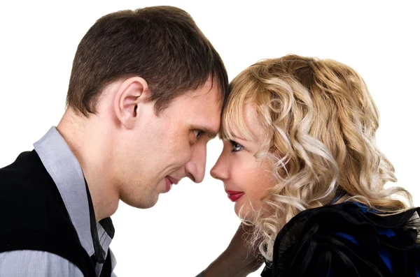 Portrait of a happy young couple — Stock Photo, Image