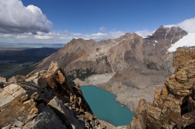 los glaciares Milli Parkı, patagonia içinde Laguna sucia