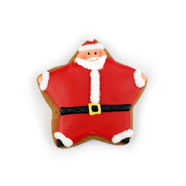 Santa kurabiye — Stok fotoğraf