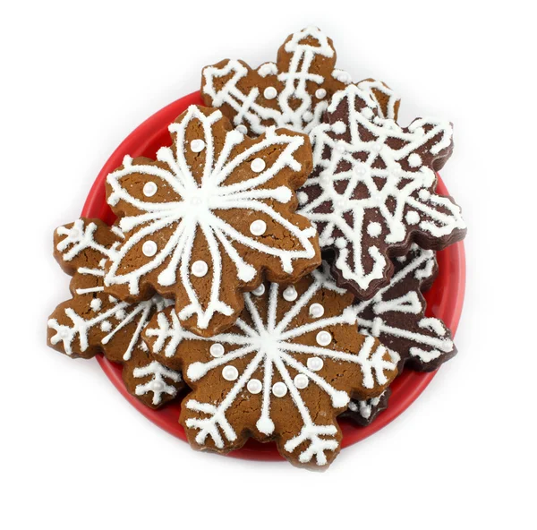 Τα cookies νιφάδα χιονιού — Φωτογραφία Αρχείου