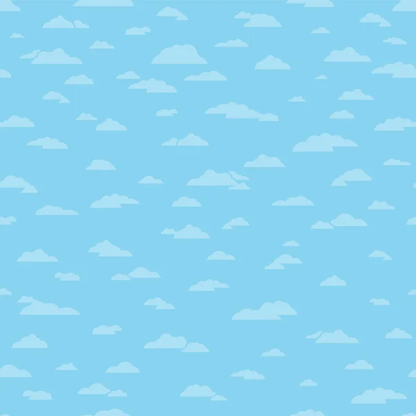 Fond nuage sans couture — Image vectorielle