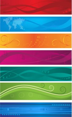 Web banners clipart