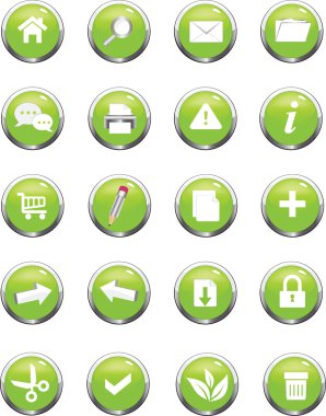 Web navigation icon clipart