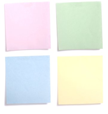 Colorful Paper Note clipart