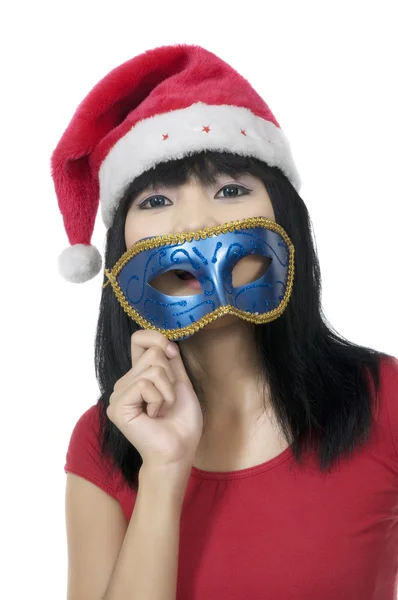 Máscara de Natal — Fotografia de Stock