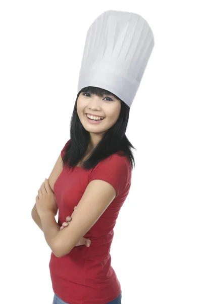 Jonge chef-kok — Stockfoto