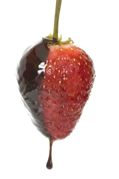 Φράουλα και σοκολάτα — Φωτογραφία Αρχείου