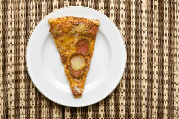 En pizzabit — Stockfoto