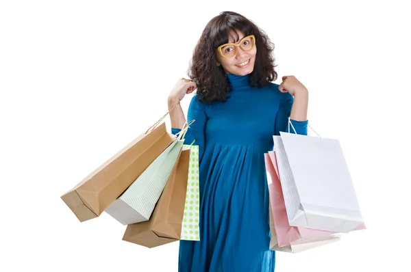 Feliz mujer de compras —  Fotos de Stock