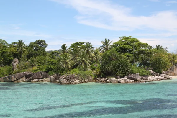 Paisaje Seychelles — Foto de Stock