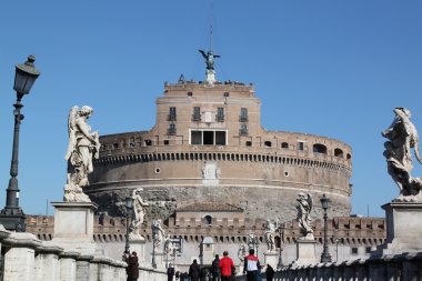 Roma, İtalya, Avrupa, bahar bir sokakta