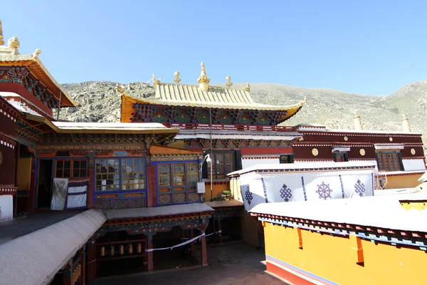 在西藏佛教寺院 — 图库照片