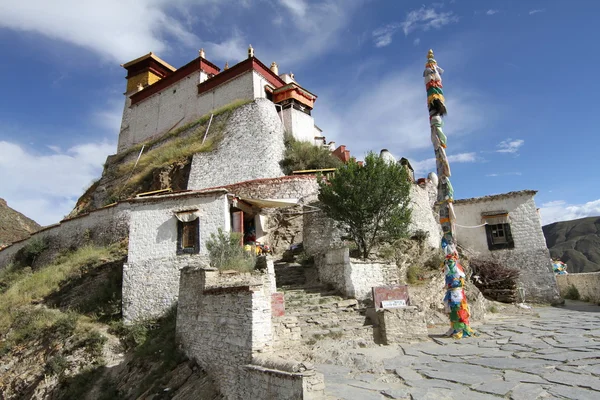 Буддійський монастир в Тибеті — стокове фото