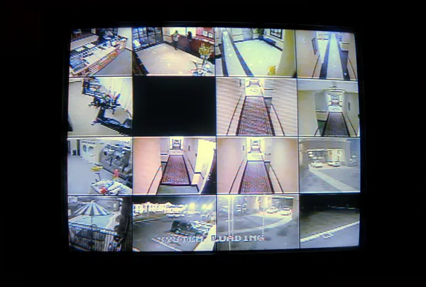 Камеры безопасности отеля — стоковое фото