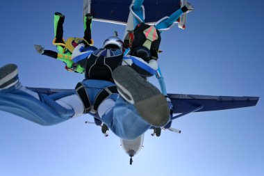 skydiving fotoğraf